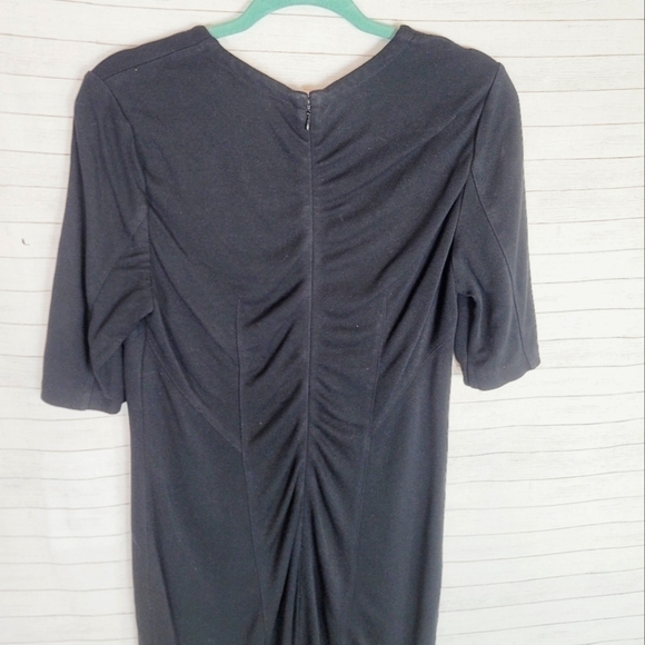 CAbi CLAIRE BLACK MIDI DRESS, SZ 6 - Picture 7 of 14